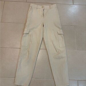 Aritzia Wilfred Free Ascendant Pants - Ivory Cargo Utility - Size 00